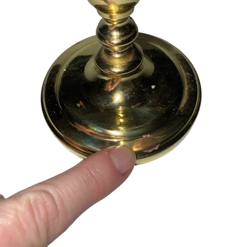 Vintage Baldwin Brass Candlesticks 4.5